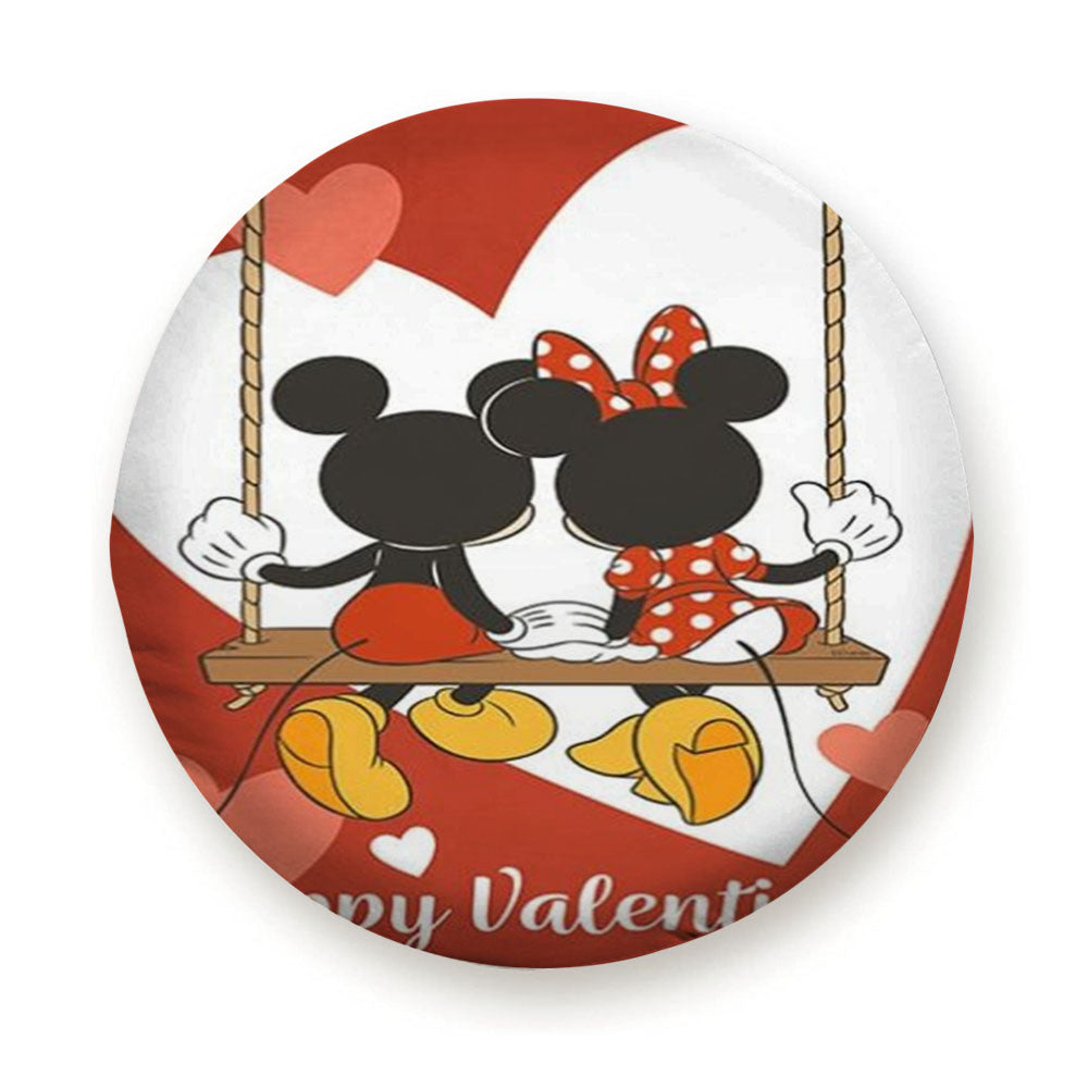 Love Is In Swing Mickey Mouse And Minnie Mouse Tire Cover