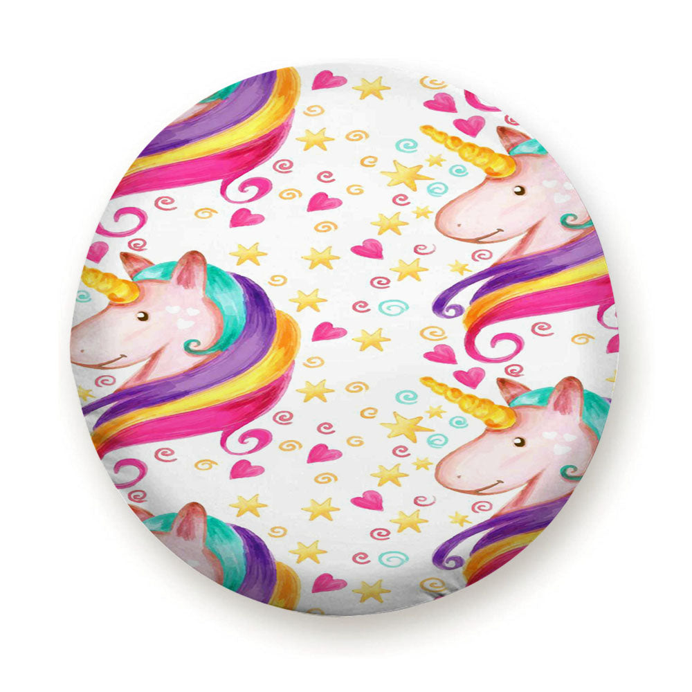 Love Unicorn Pattern Tire Cover