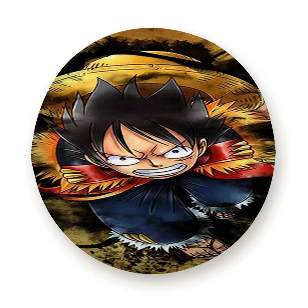 Luffy One Piece Furry Tire Cover