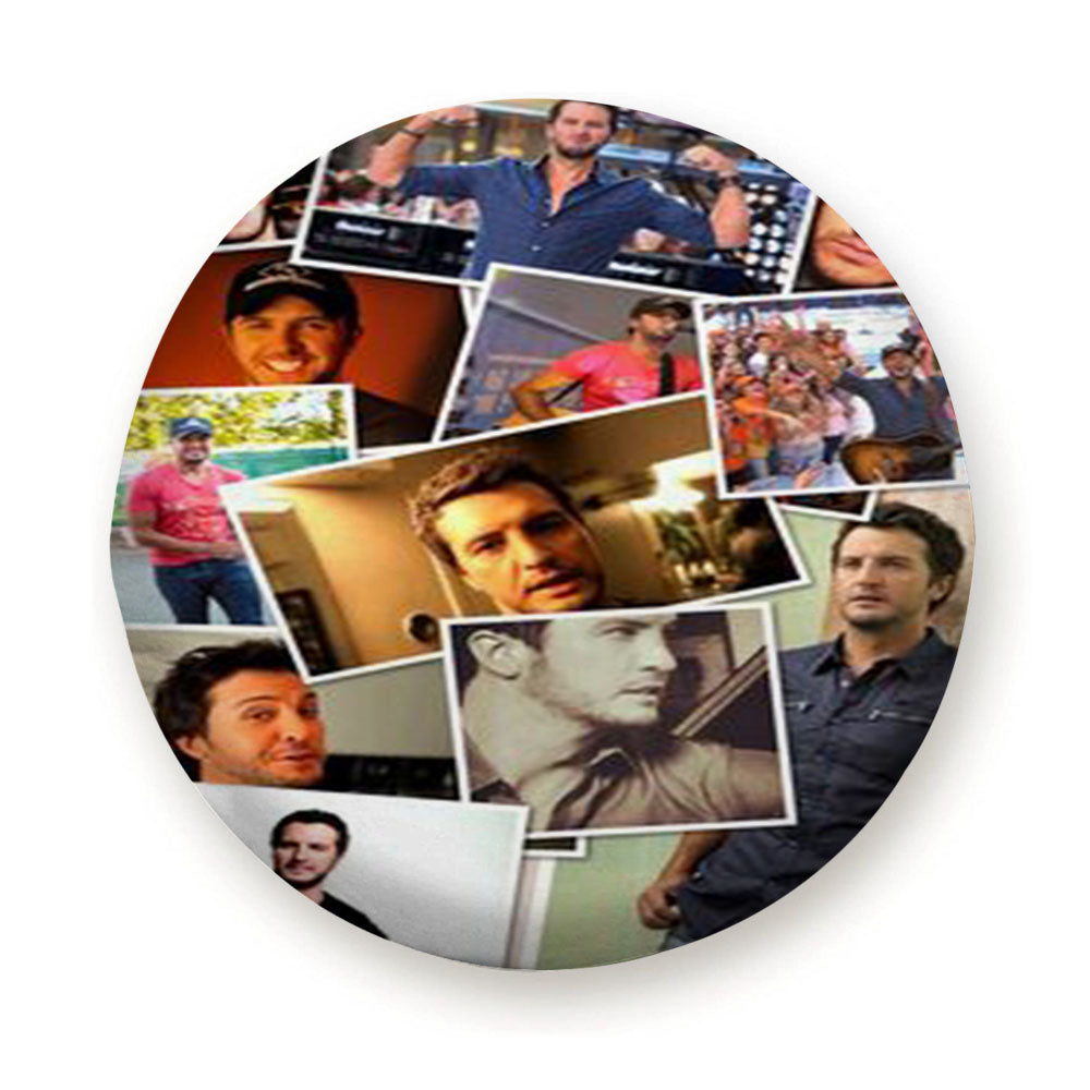 Luke Bryan Collage Tire Cover