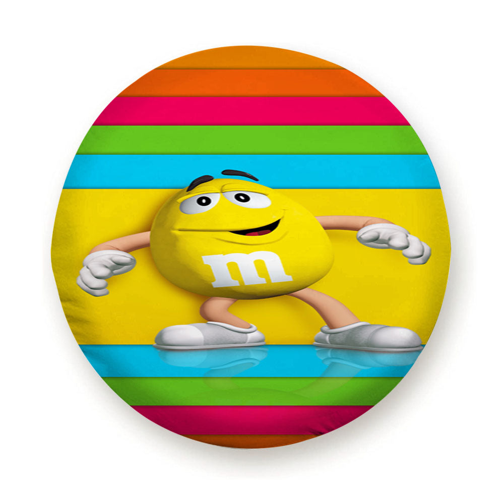 M&M'S Yellow Candy Rainbow Tire Cover