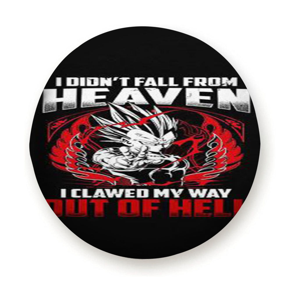 Majin Vegeta Quote Tire Cover