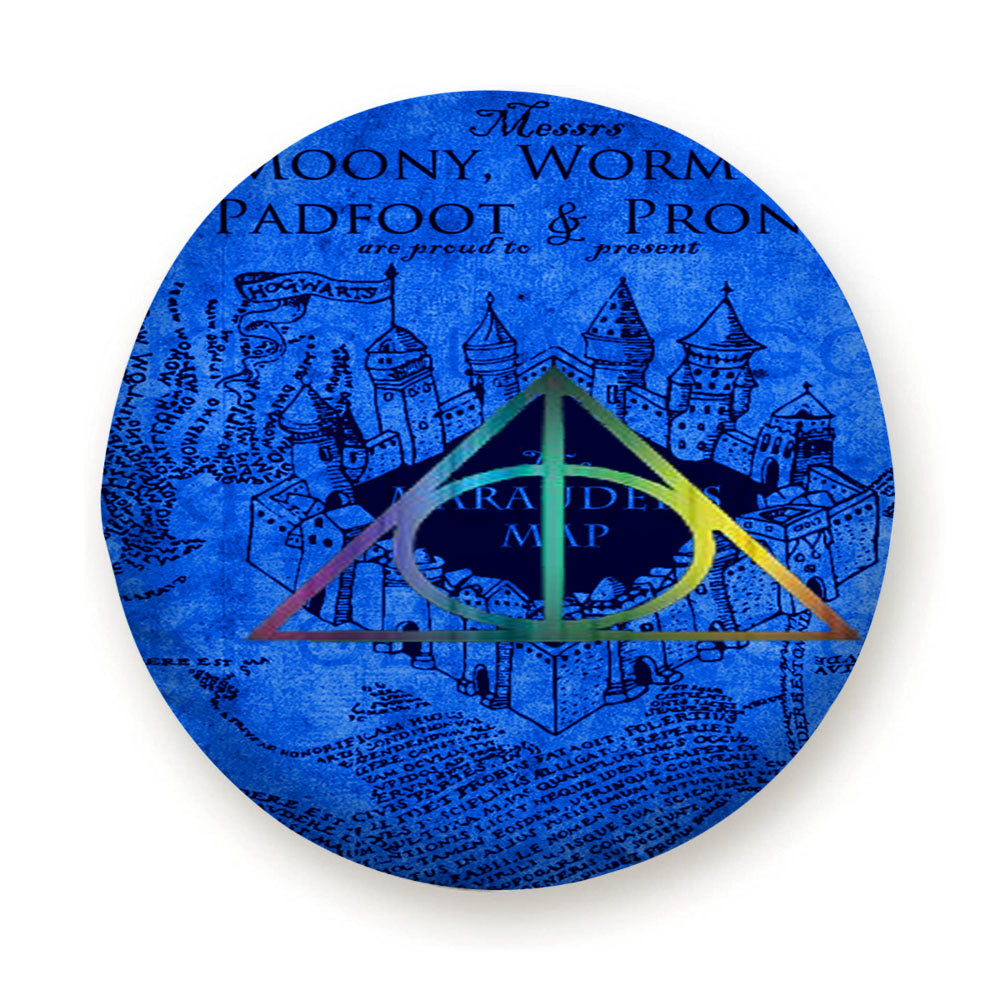Marauders Map Deathly Hallows Tire Cover