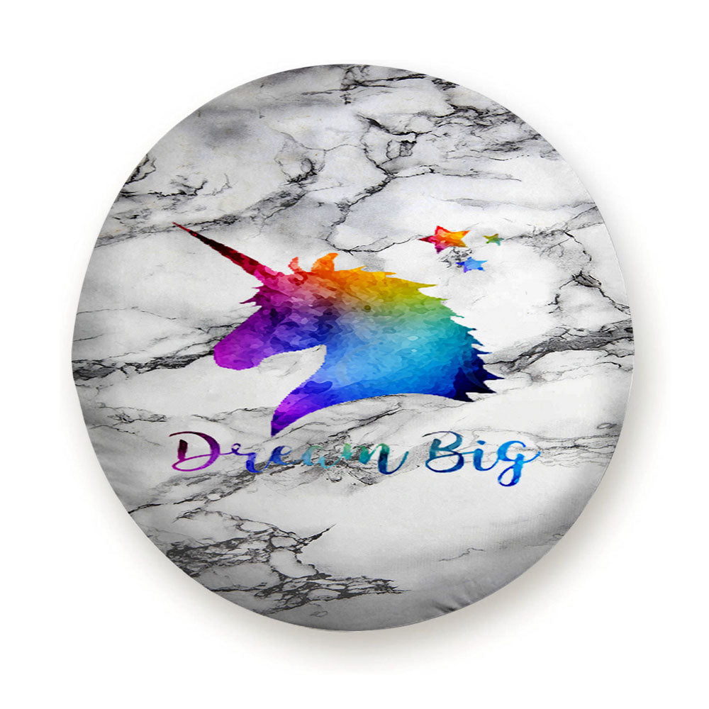 Marble Unicorn Tire Cover