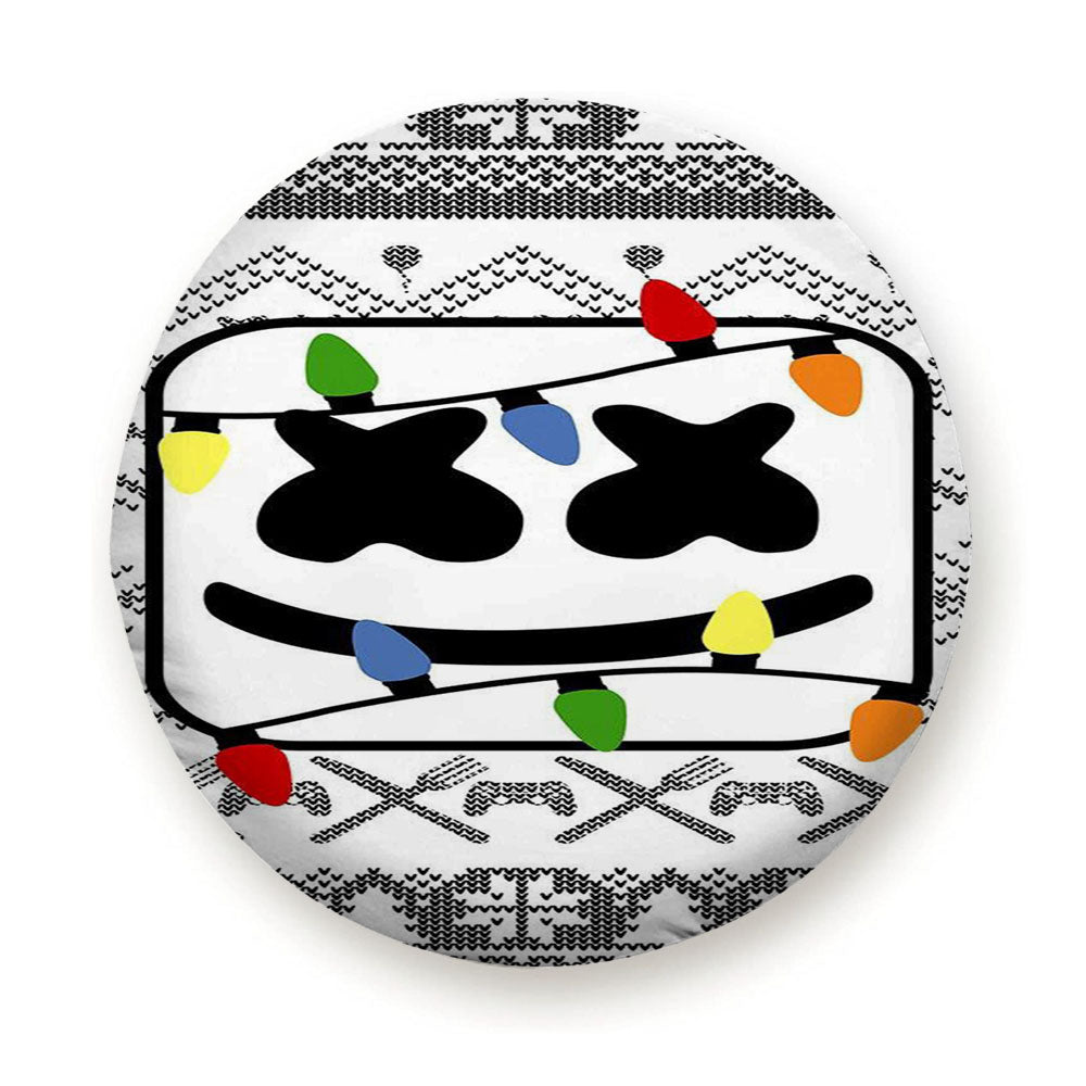 Marshmello Christmas Tire Cover