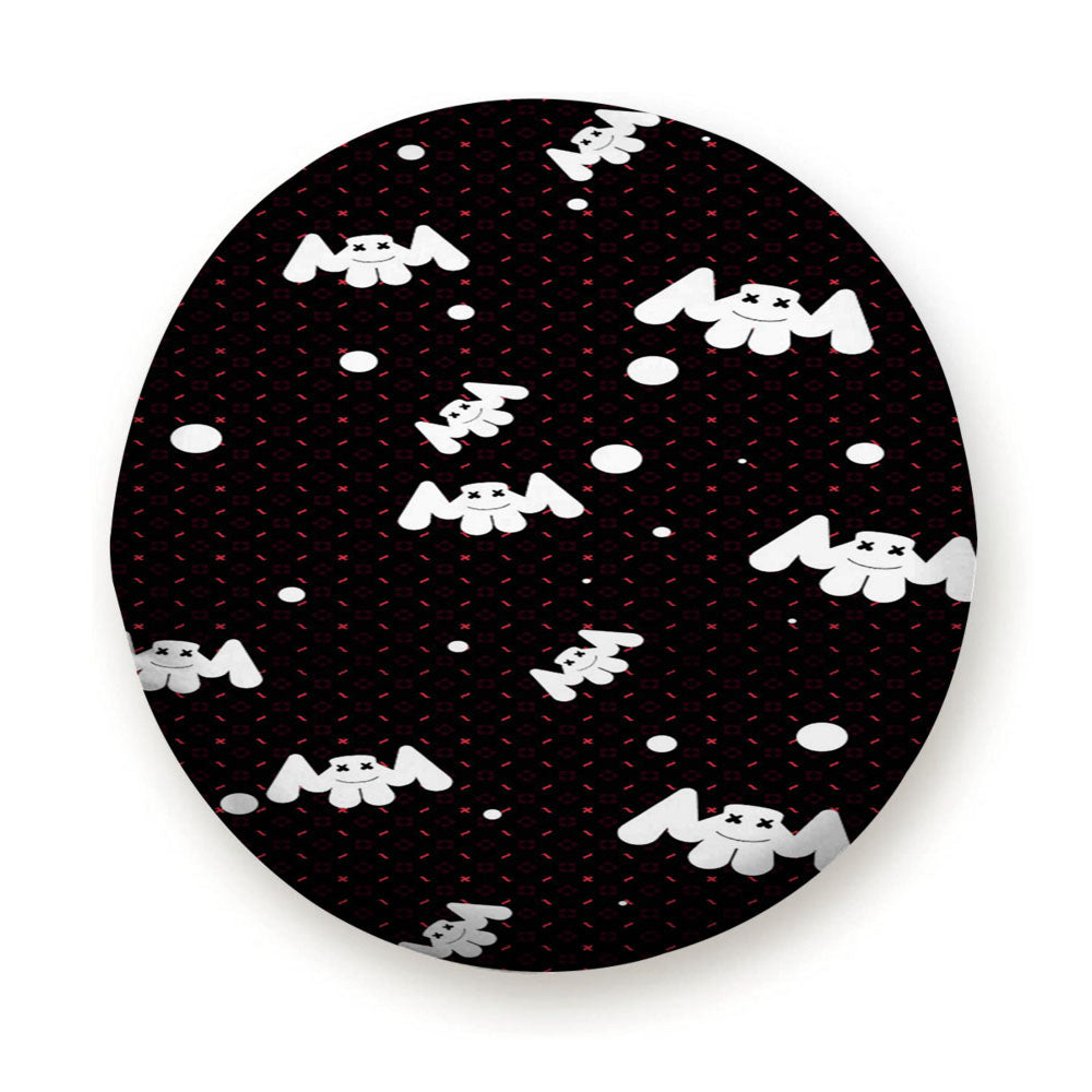 Marshmello Pattern Background Tire Cover