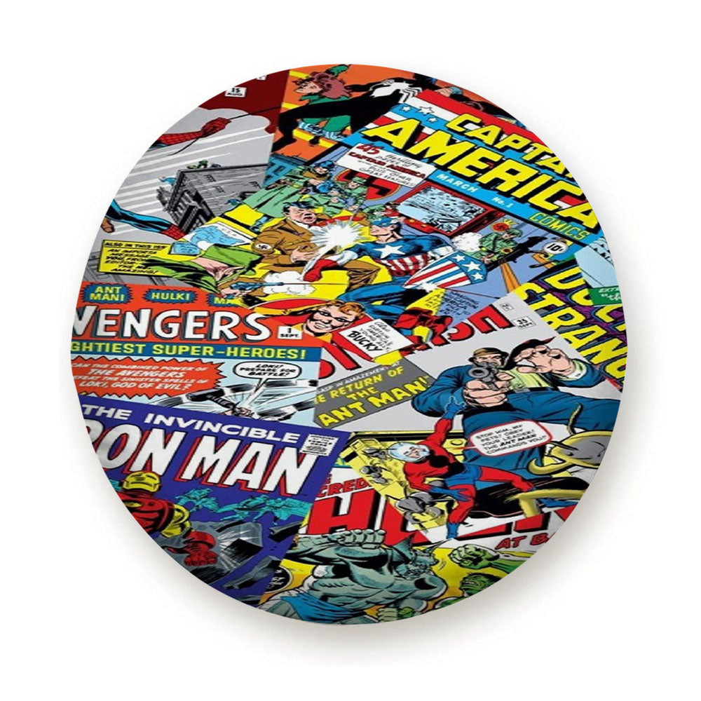 Marvel Comics Pattern Tire Cover