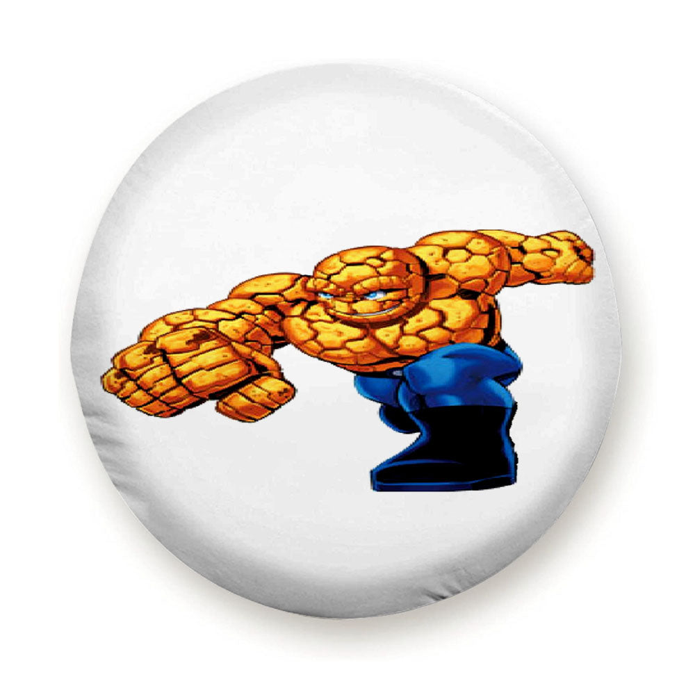 Marvel Super Hero Squad Chibi The Thing Rock Tire Cover