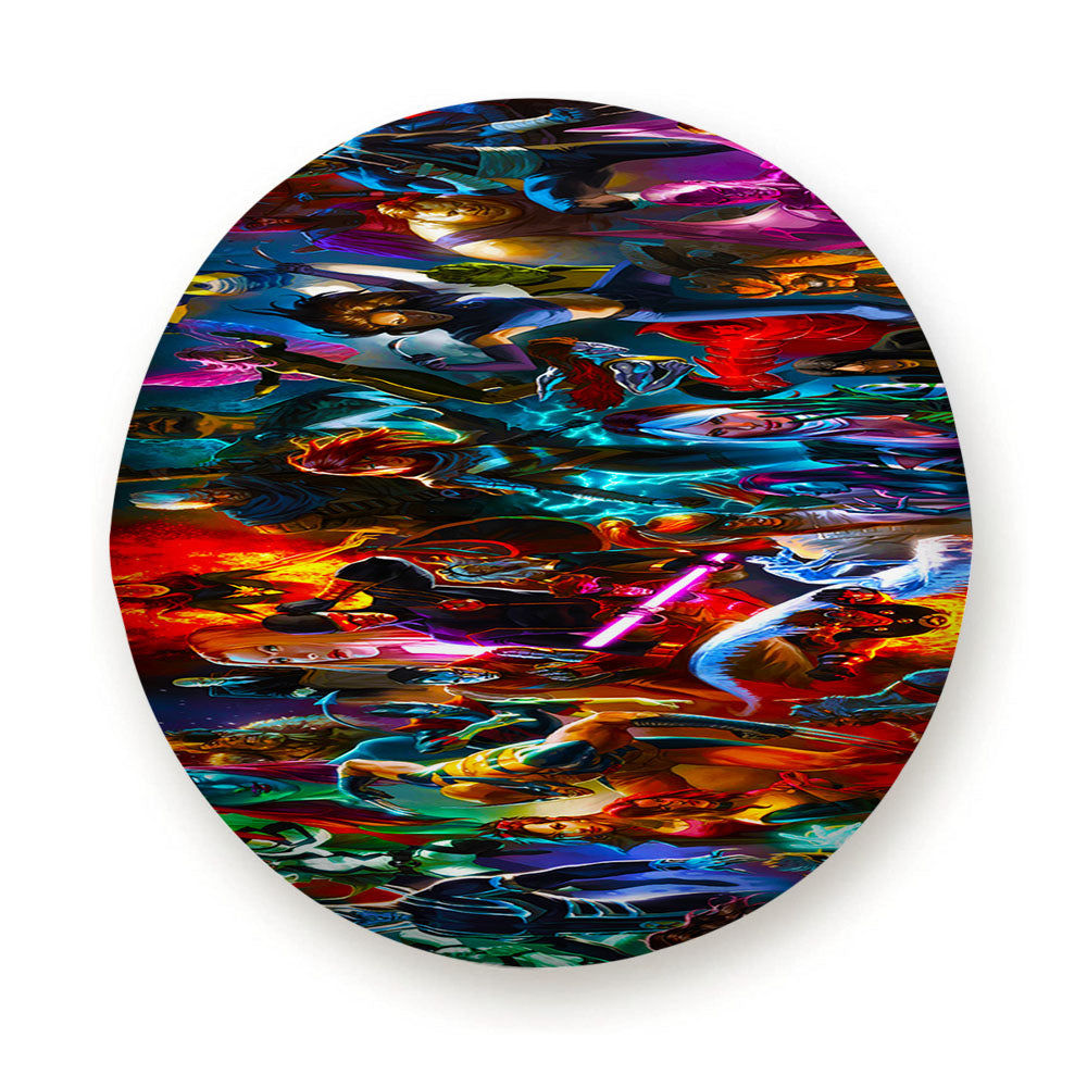 Marvel Superheroes Collage Tire Cover