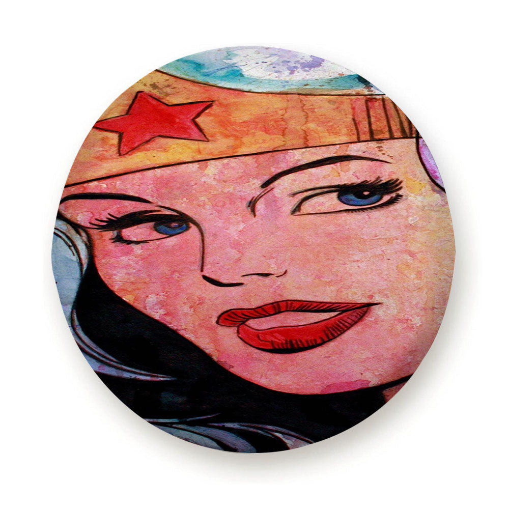 Wonder Woman Wallpaper Tire Cover