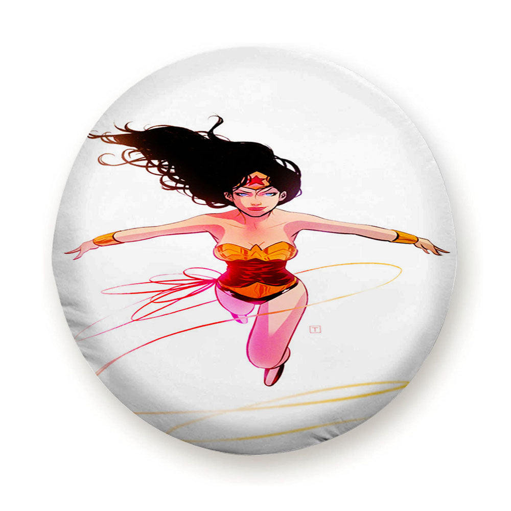 Wonder Woman White Tire Cover