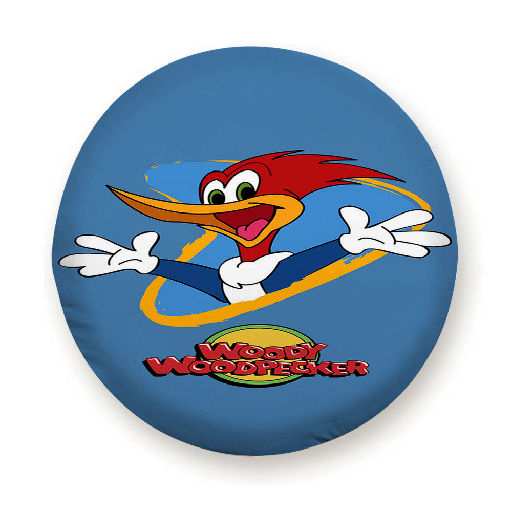 Woody Woodpecker Opening Logo Tire Cover