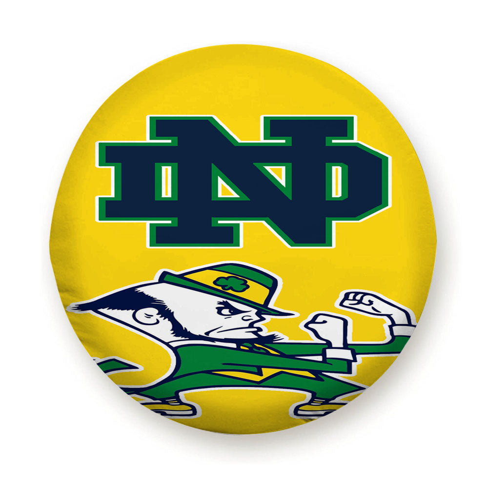 Yellow Notre Dame Fighting Irish Tire Cover