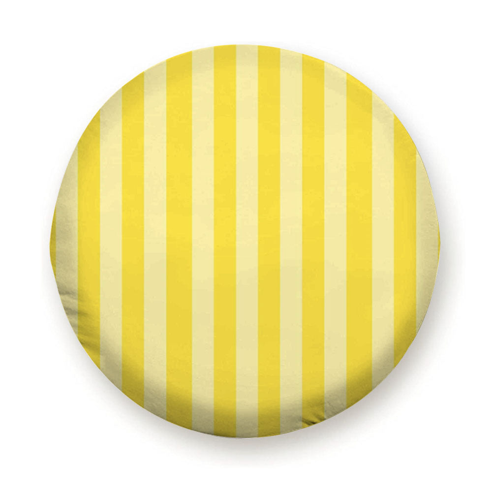 Yellow Stripes Pattern Tire Cover