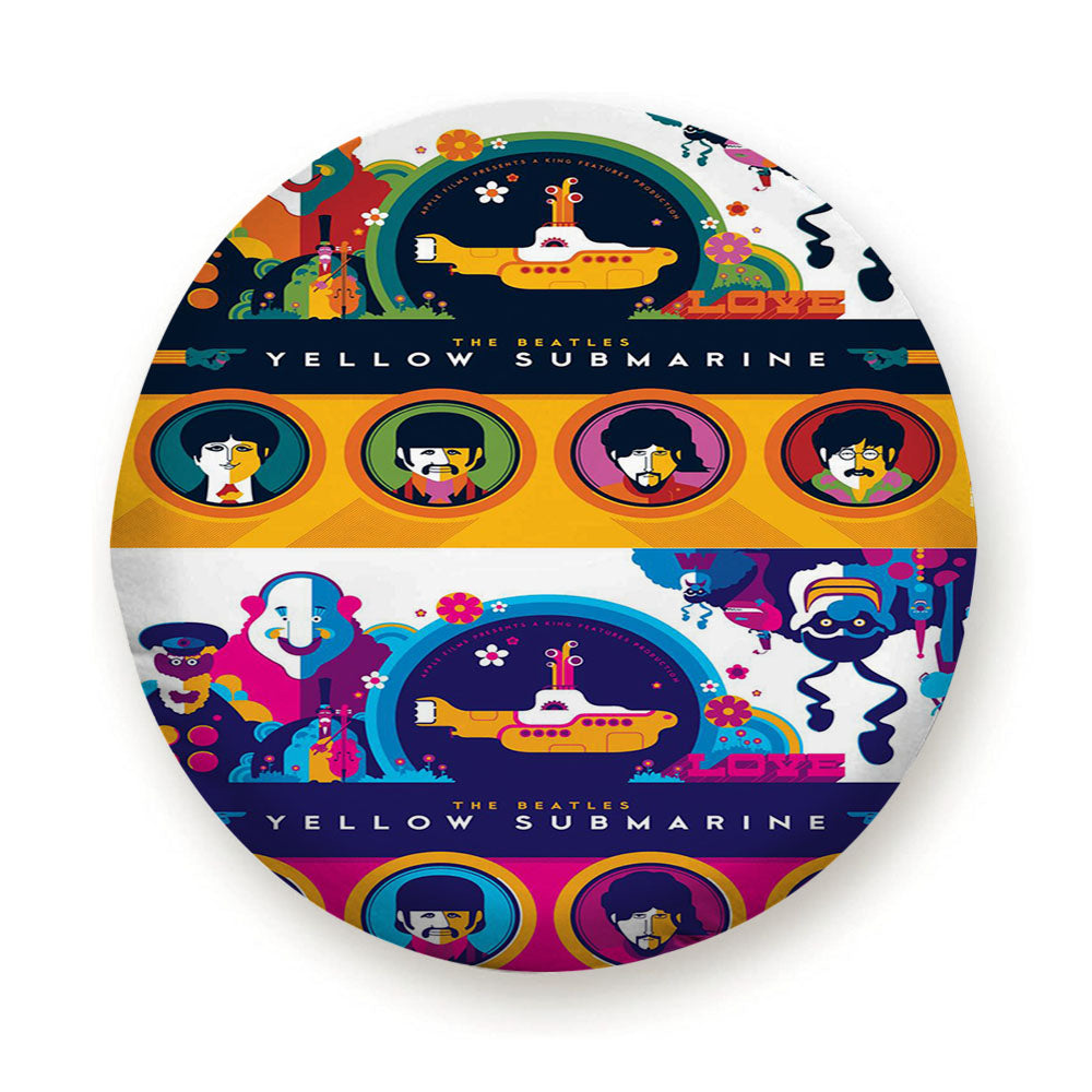 Yellow Submarine Color Tire Cover
