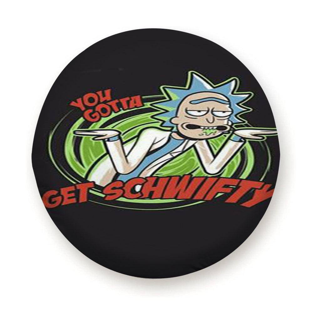 You Gotta Get Schwifty Rick Tire Cover