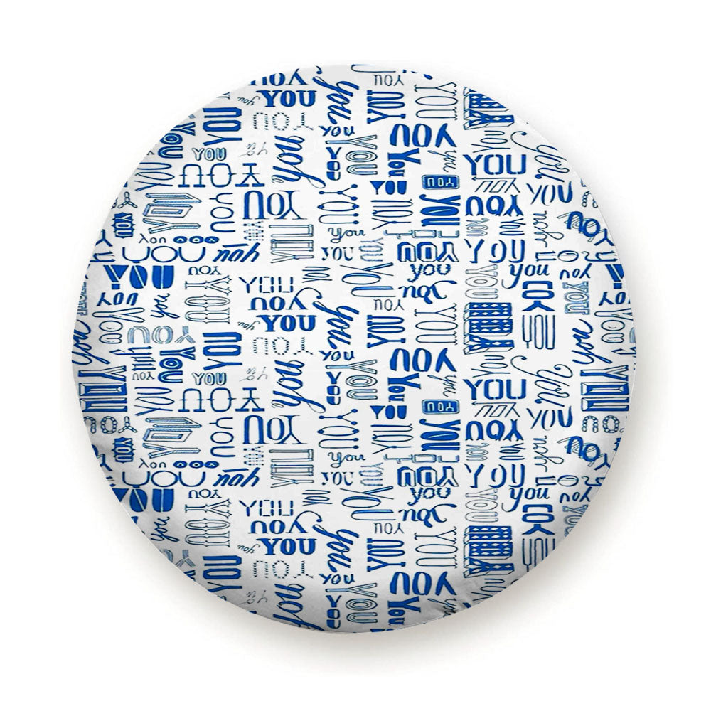 You Pattern Tire Cover