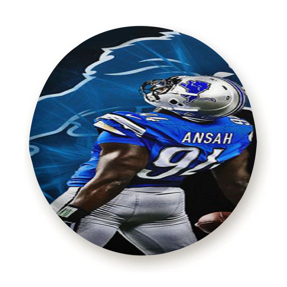 Ziggy Ansah Detroit Lions Tire Cover