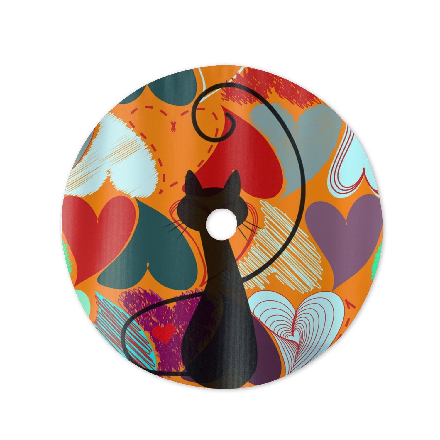 Atomic Cat Retro 50S, 90S Hearts Tire Cover