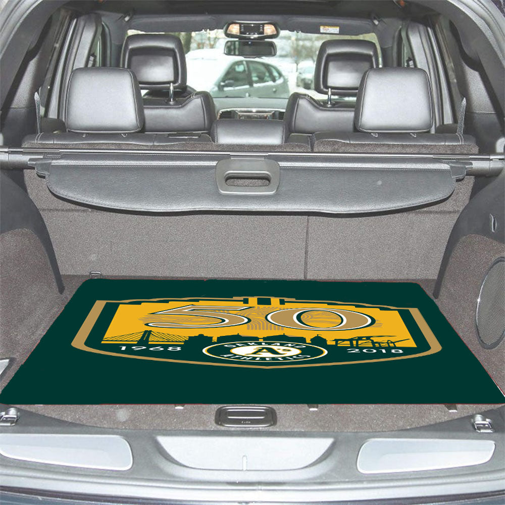 50Th Oakland Athletics Car Trunk Mat Non Slip