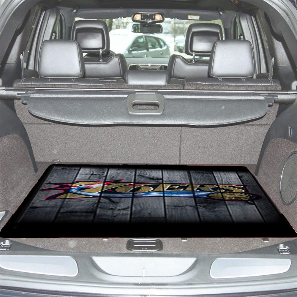 76Ers Car Trunk Mat Non Slip