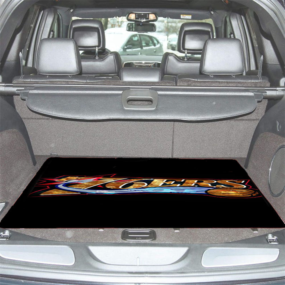 76Ers Gold Car Trunk Mat Non Slip