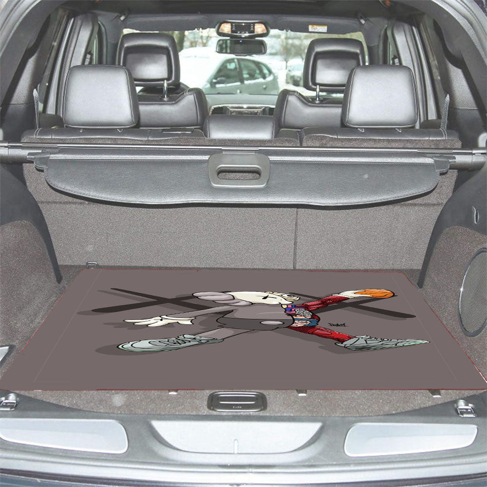 77 Kaws Air Jordan Car Trunk Mat Non Slip