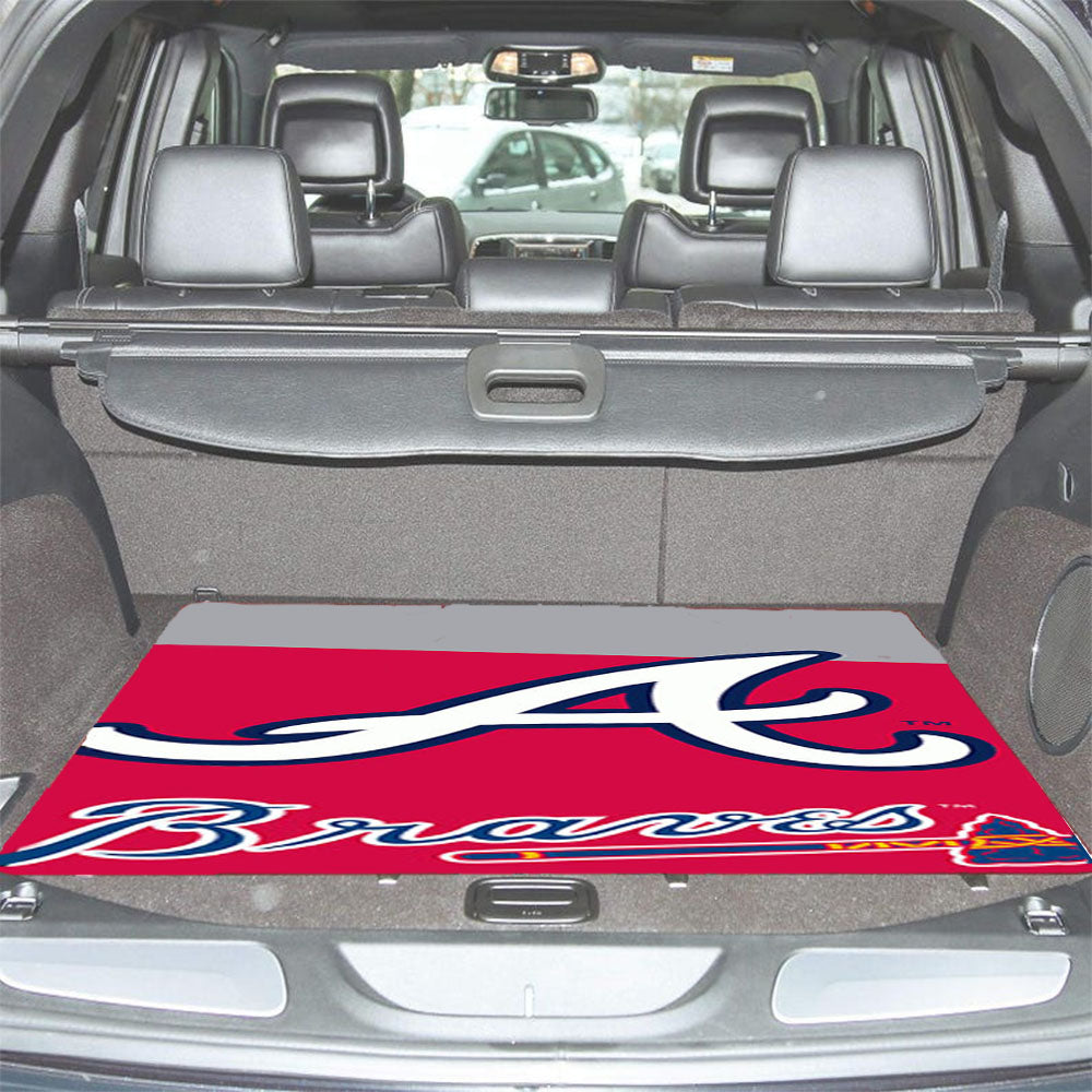 A Braves Car Trunk Mat Non Slip