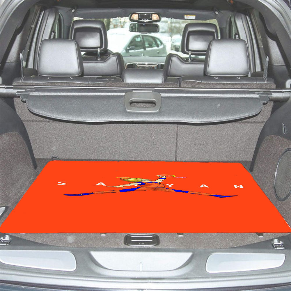 Air Jordan Goku Saiyan Car Trunk Mat Non Slip
