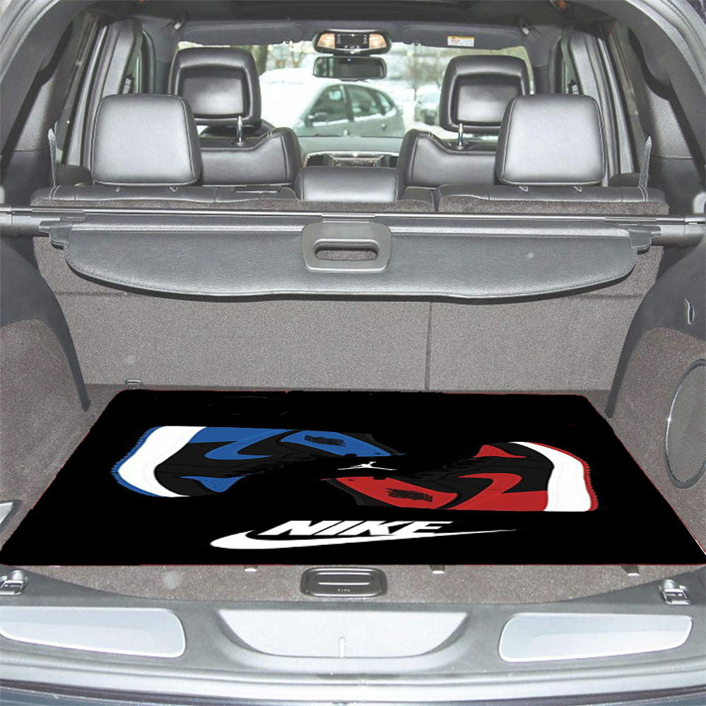 Air Jordan Nike Sneakers Car Trunk Mat Non Slip
