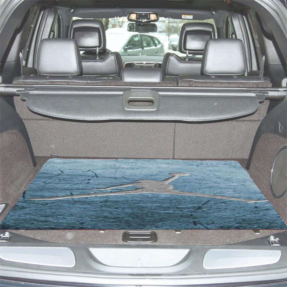 Air Jordan Steel Texture Logo Car Trunk Mat Non Slip