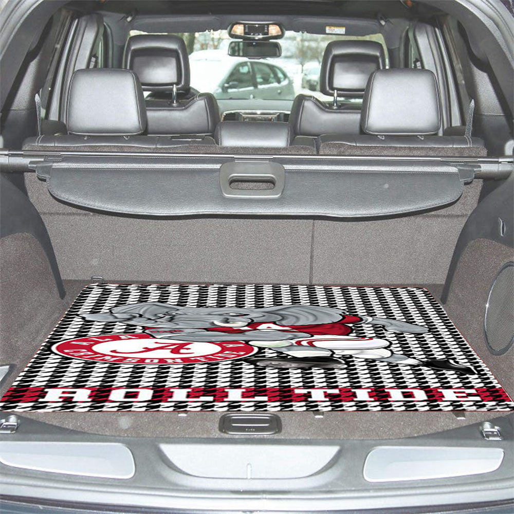 Alabama Crimson Roll Tide 2 Car Trunk Mat Non Slip