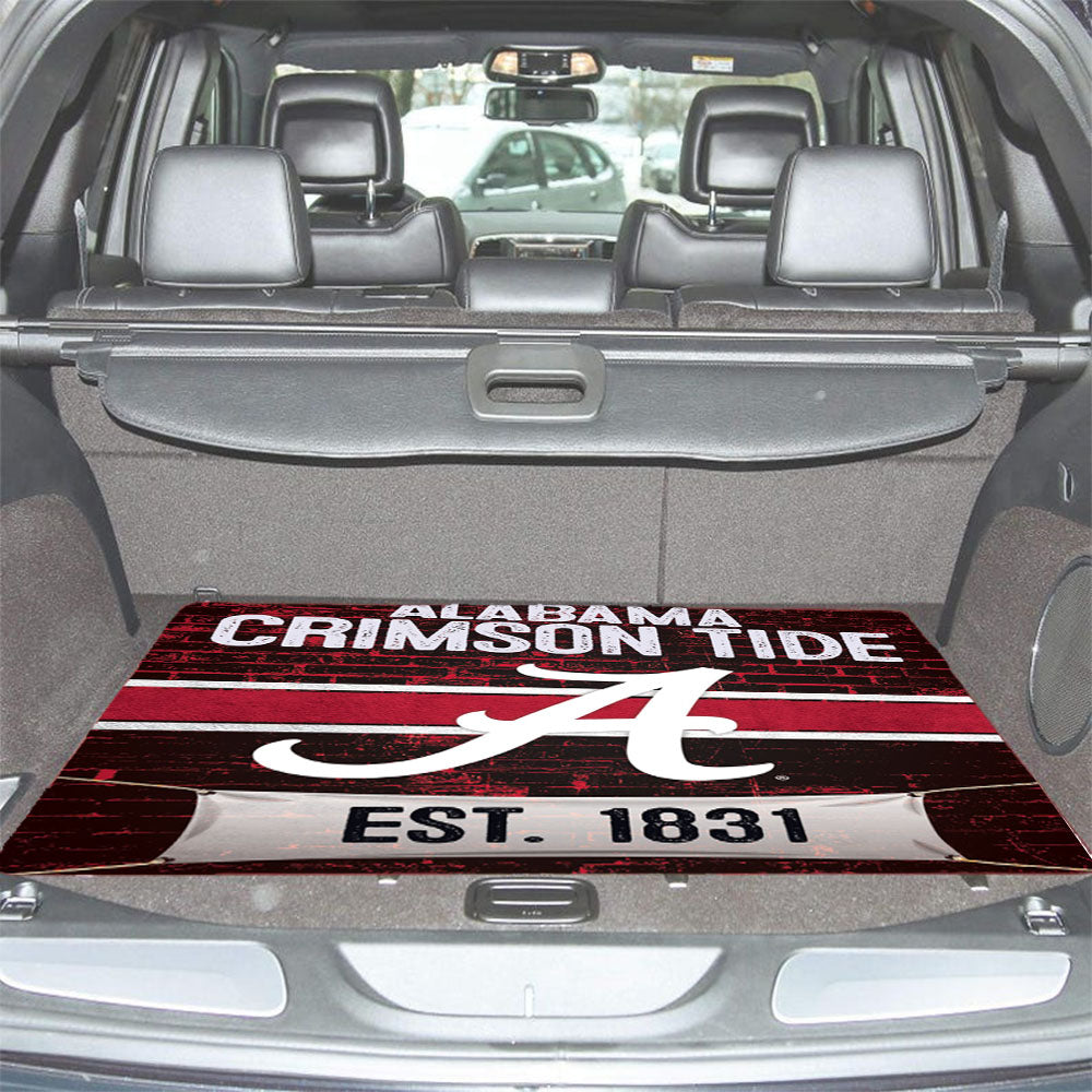 Alabama Crimson Tide Est 1831 Car Trunk Mat Non Slip
