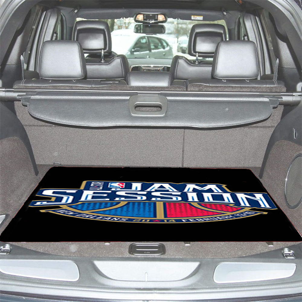 All Star Jam Session Black Car Trunk Mat Non Slip