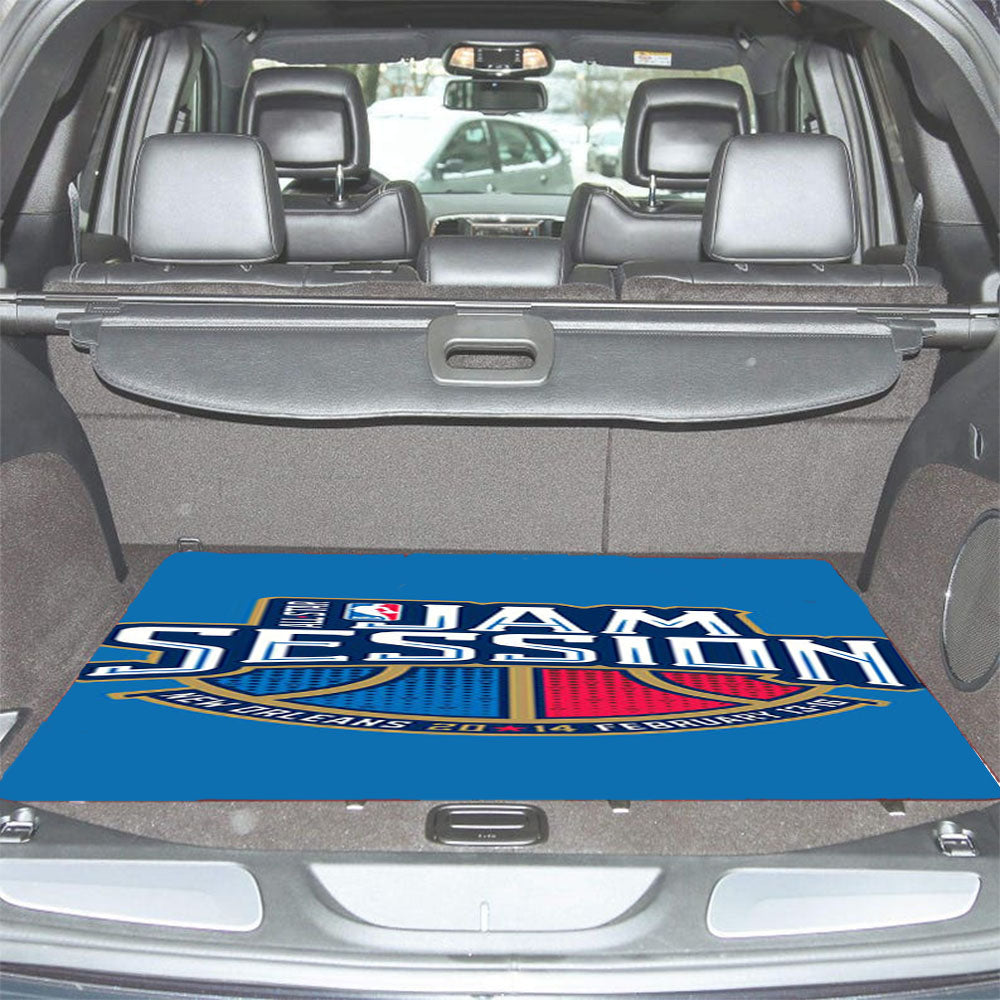 All Star Jam Session Blue Car Trunk Mat Non Slip