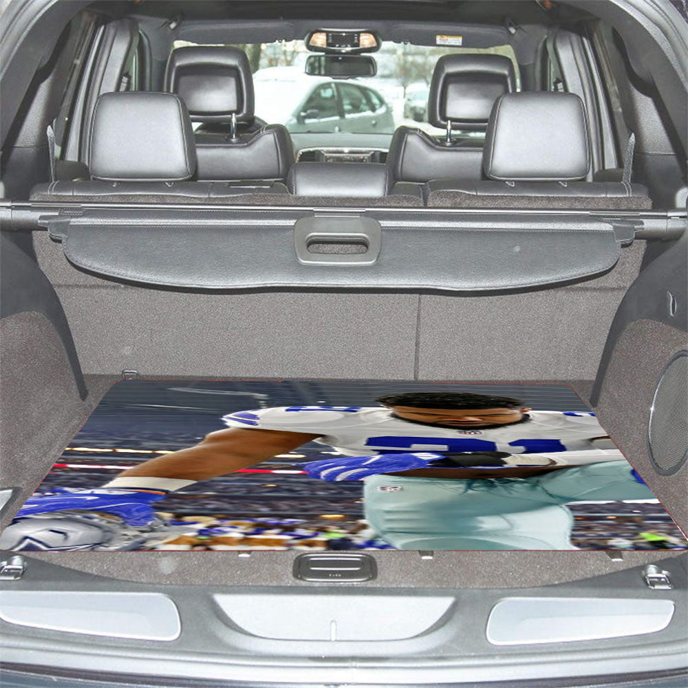 American Football Ezekiel Elliott Car Trunk Mat Non Slip