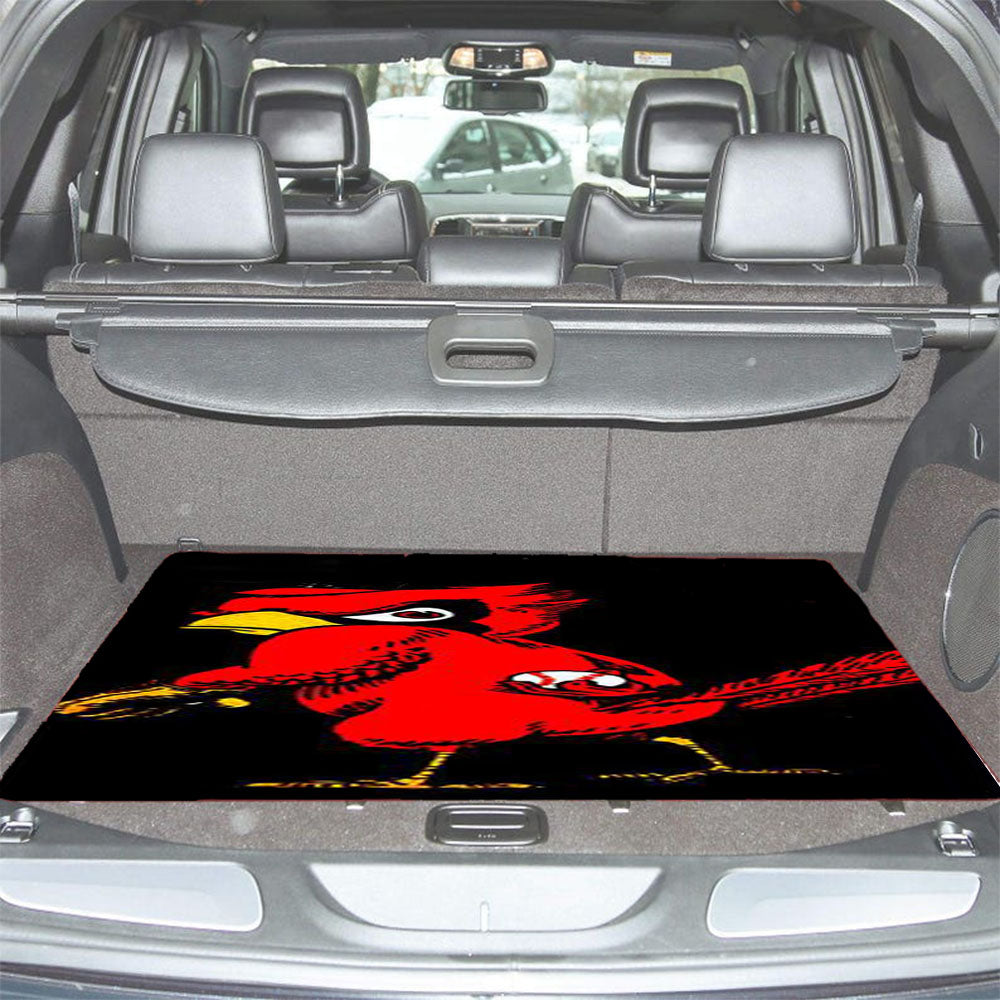 Angry Cardinal 8 Car Trunk Mat Non Slip