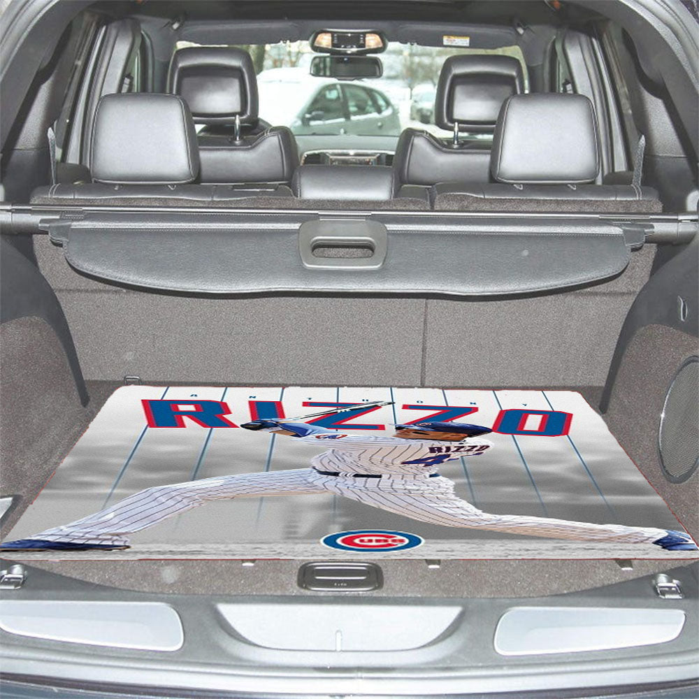 Anthony Rizzo Chicago Cubs Baseball Car Trunk Mat Non Slip