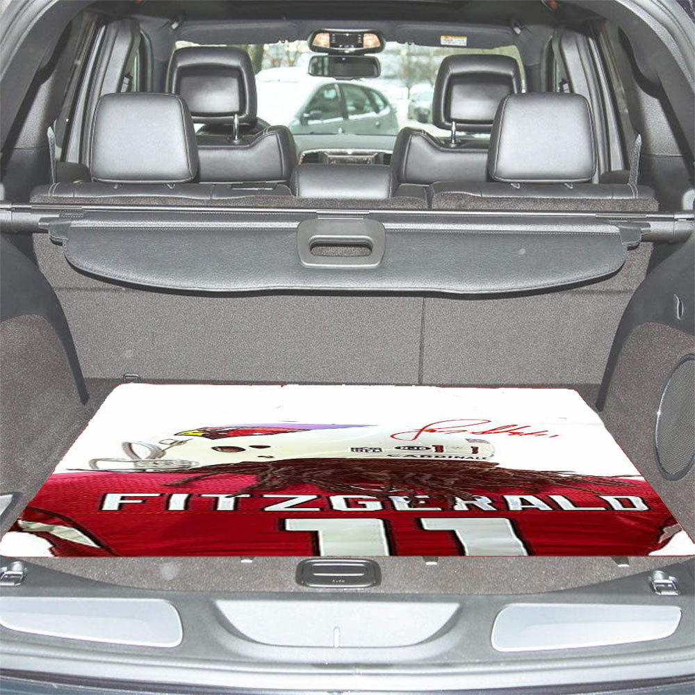 Arizona Cardinals Larry Fitzgerald Car Trunk Mat Non Slip