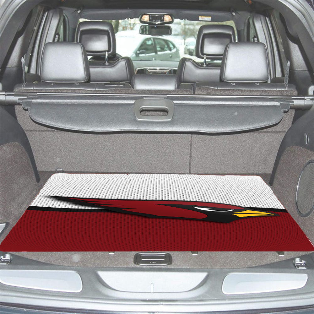 Arizona Cardinals Logo Jersey Car Trunk Mat Non Slip