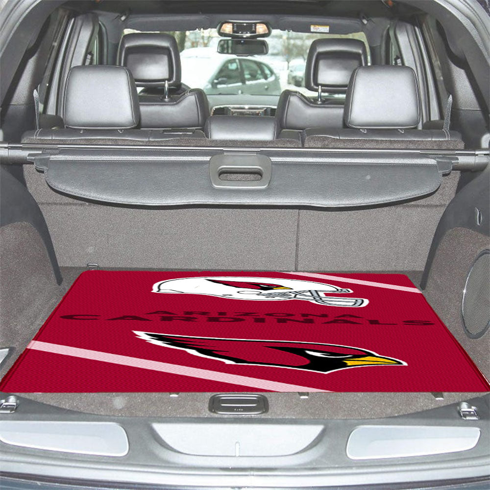 Arizona Cardinals Wallpaper Car Trunk Mat Non Slip