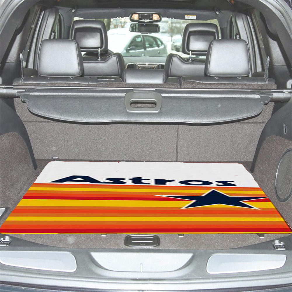 Astros Baseball Logo Car Trunk Mat Non Slip