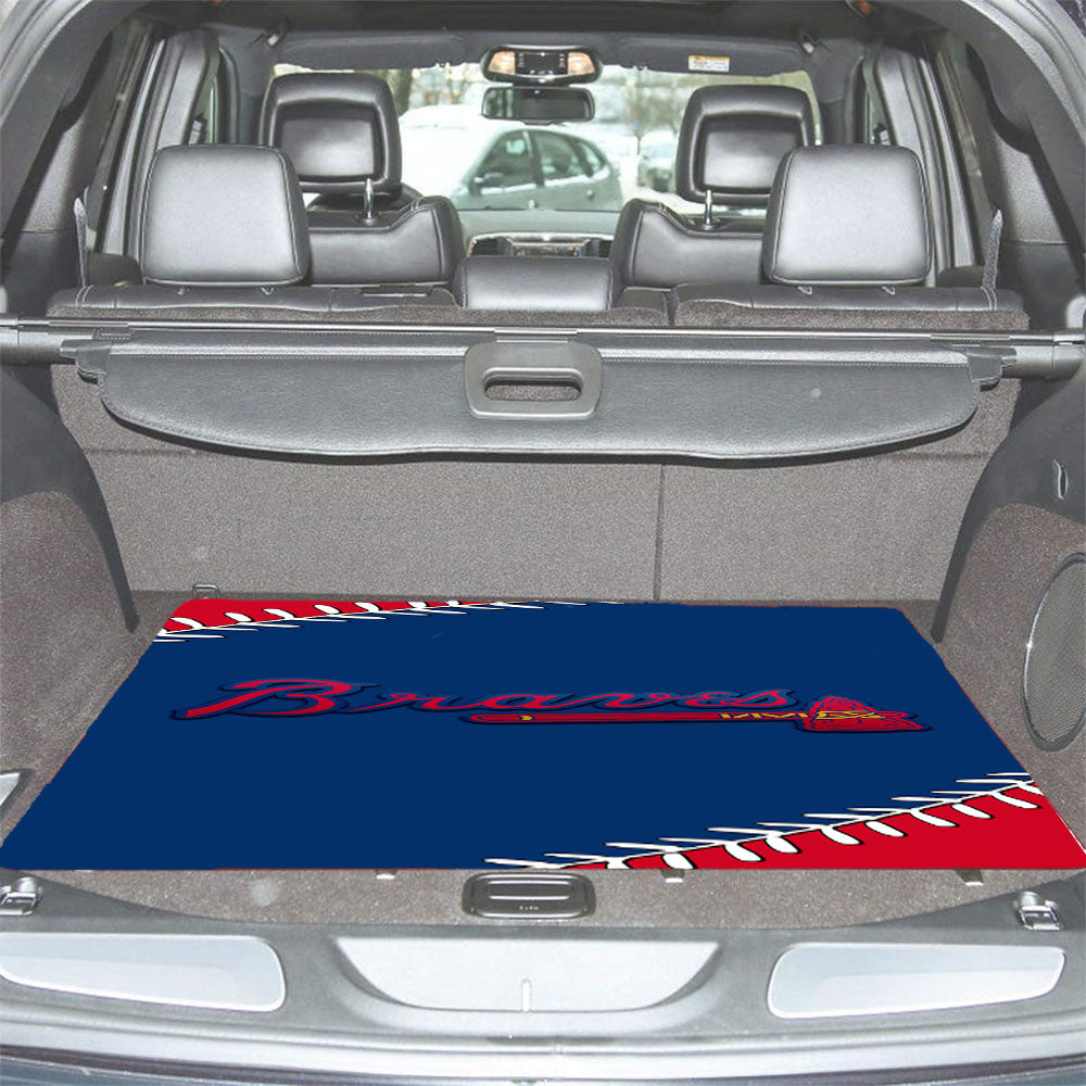 Atlanta Braves 04 Car Trunk Mat Non Slip