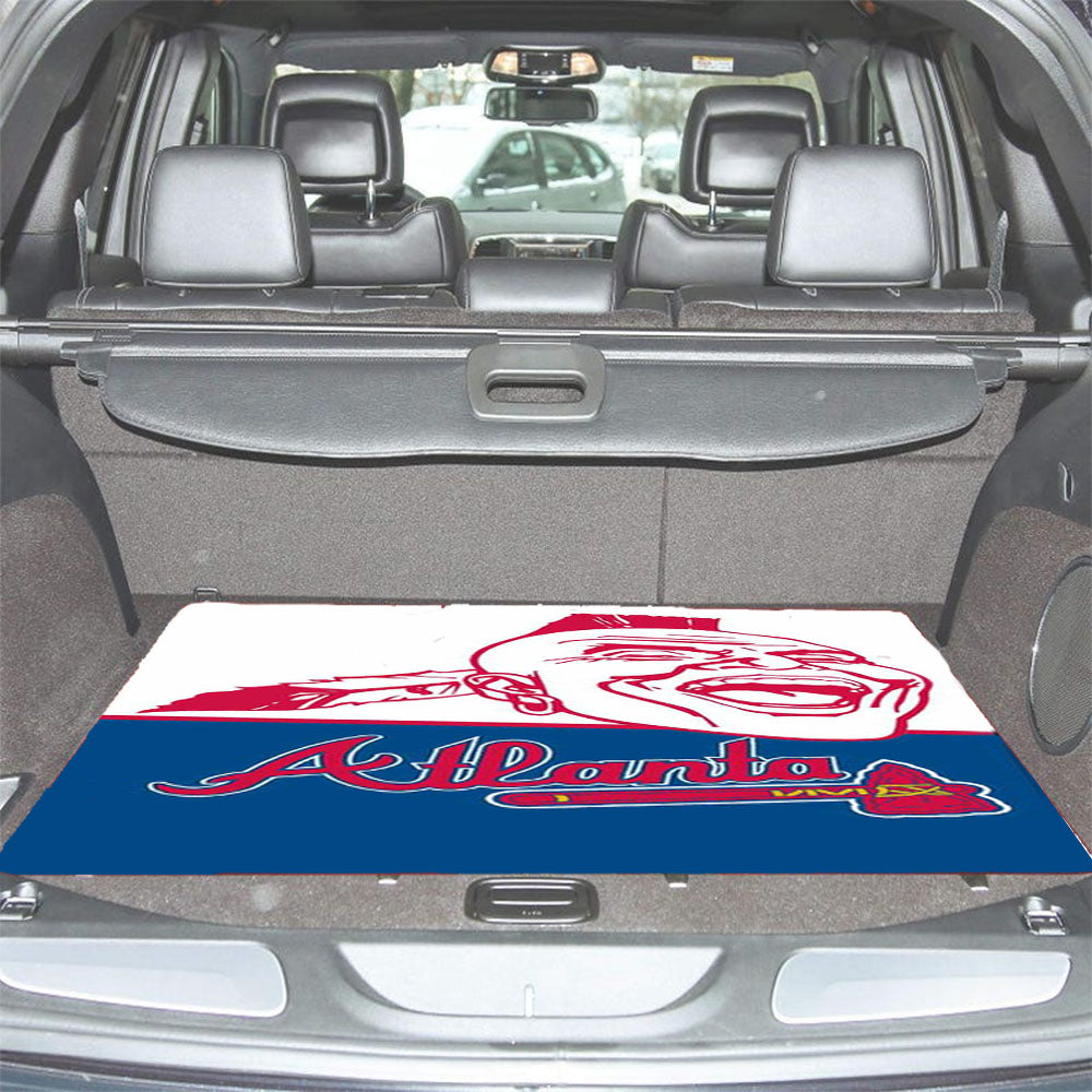 Atlanta Braves 3 Car Trunk Mat Non Slip