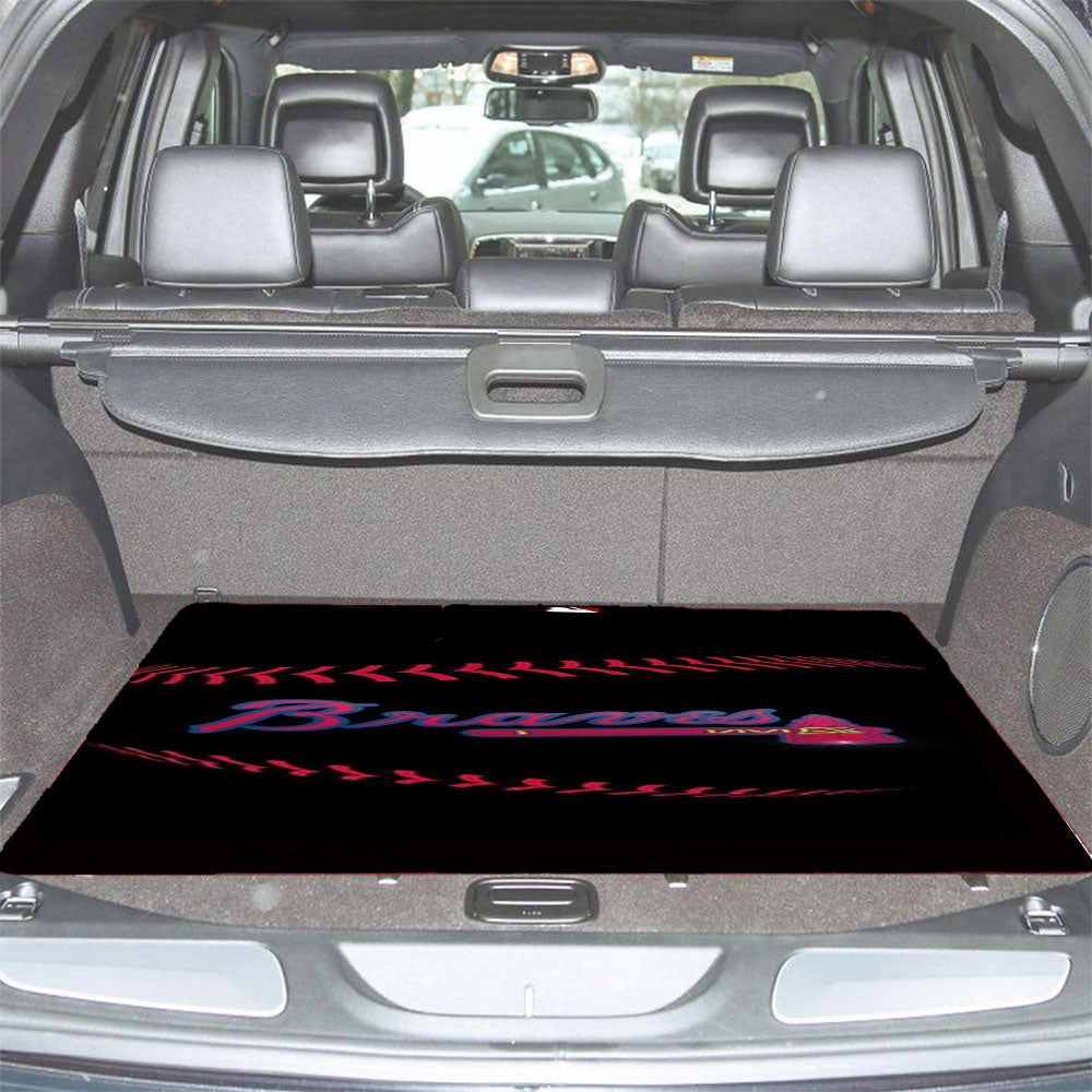 Atlanta Braves Baseball Mlb Car Trunk Mat Non Slip