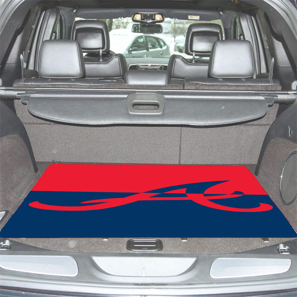 Atlanta Braves Insignia Car Trunk Mat Non Slip