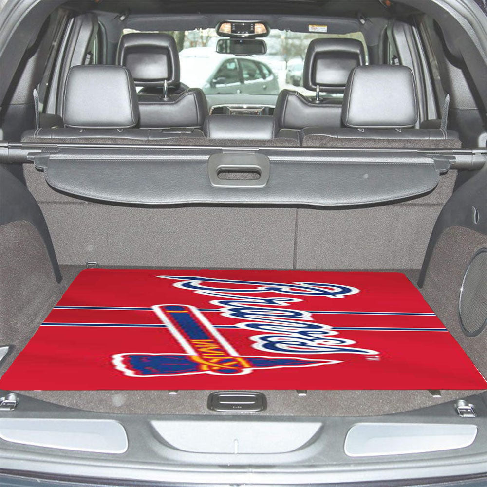 Atlanta Braves Jersey Logo Car Trunk Mat Non Slip