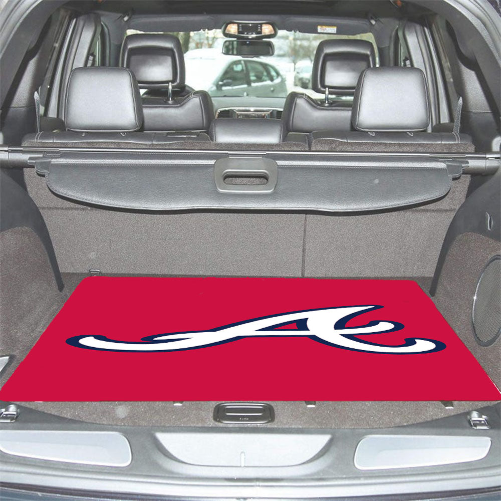 Atlanta Braves Logo Car Trunk Mat Non Slip