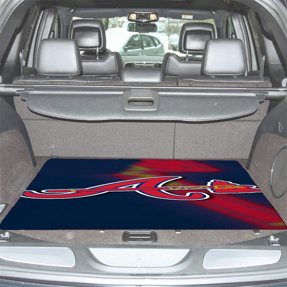 Atlanta Braves Logo 9 Car Trunk Mat Non Slip