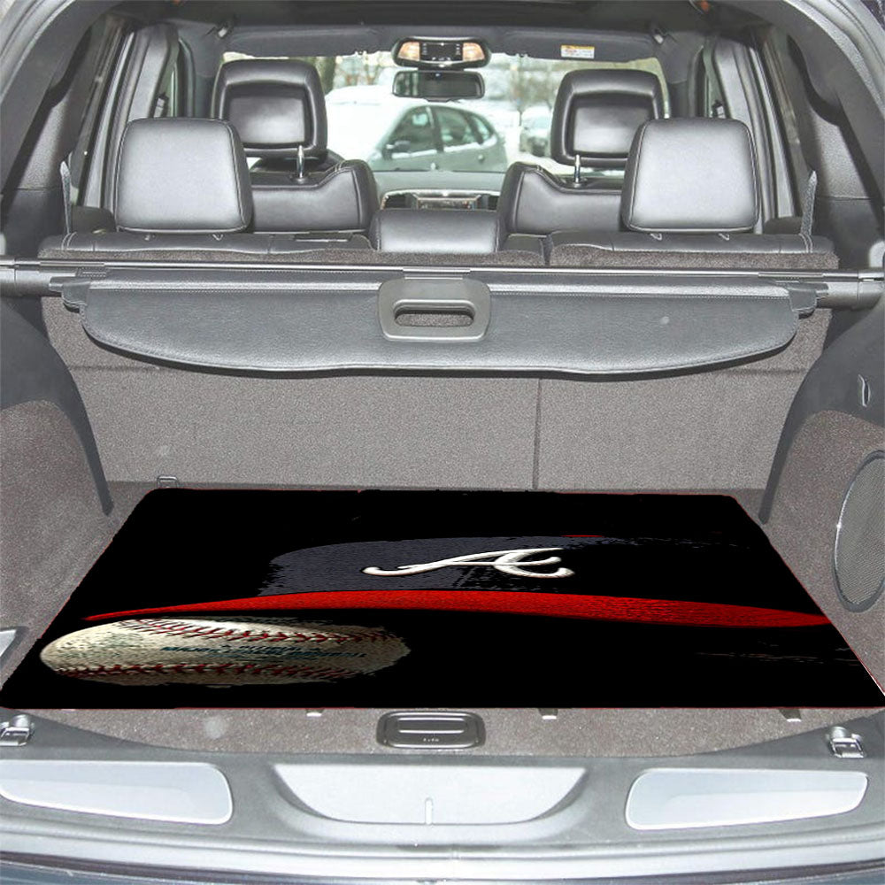 Atlanta Braves Photograp Car Trunk Mat Non Slip